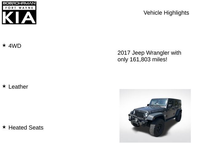 2017 Jeep Wrangler Unlimited Sport