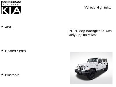 2018 Jeep Wrangler JK Unlimited Altitude