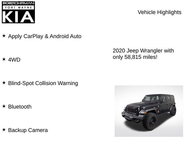 2020 Jeep Wrangler Unlimited Sport S
