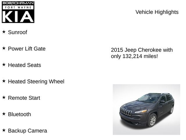 2015 Jeep Cherokee Latitude