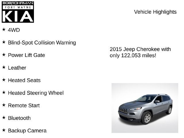 2015 Jeep Cherokee Latitude