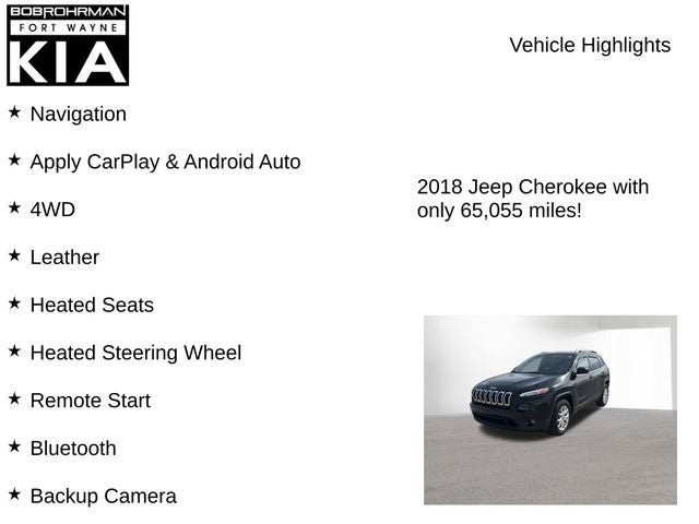 2018 Jeep Cherokee Latitude Plus