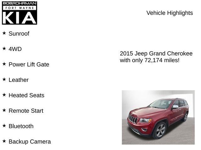 2015 Jeep Grand Cherokee Limited