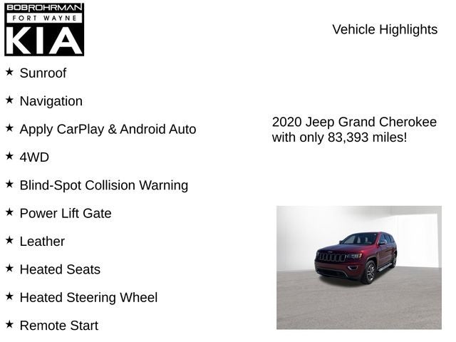 2020 Jeep Grand Cherokee Limited