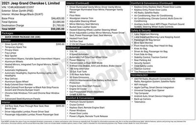 2021 Jeep Grand Cherokee L Limited