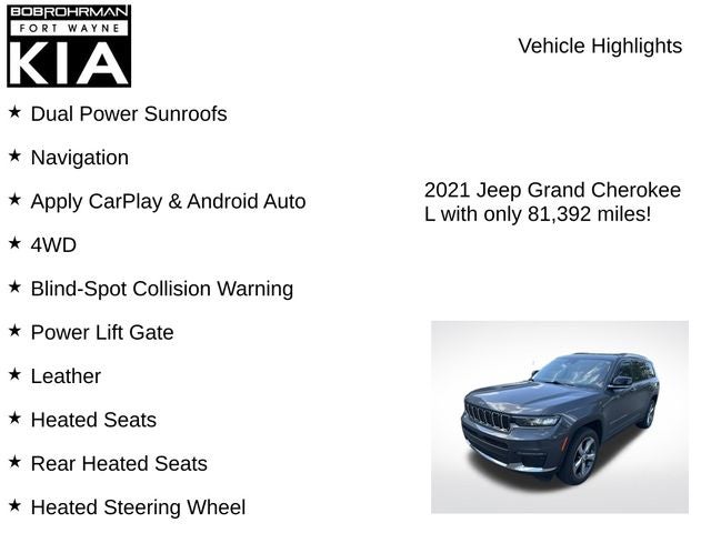2021 Jeep Grand Cherokee L Limited