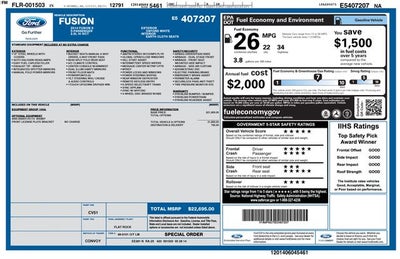 2014 Ford Fusion S