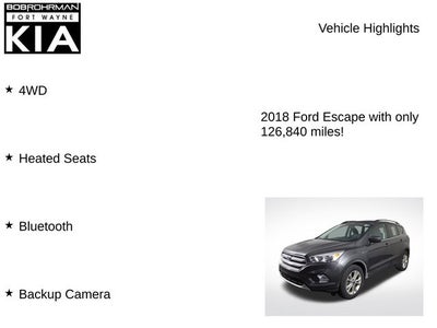 2018 Ford Escape SE