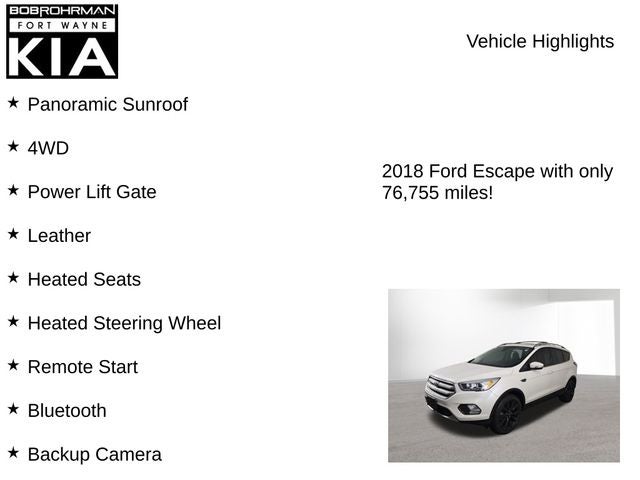 2018 Ford Escape Titanium