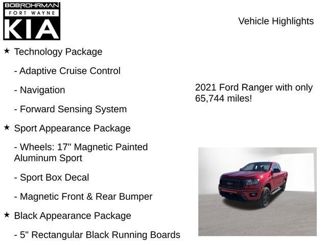 2021 Ford Ranger XLT