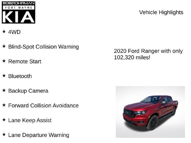 2020 Ford Ranger XLT