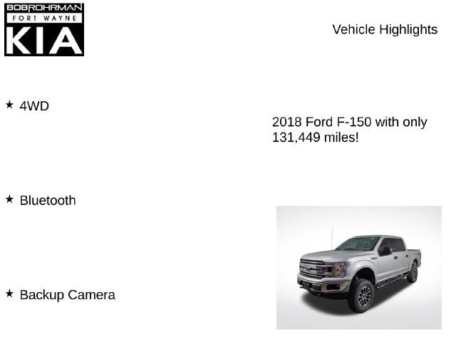 2018 Ford F-150 XLT