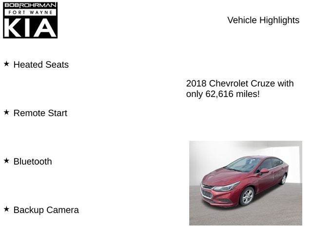 2018 Chevrolet Cruze LT