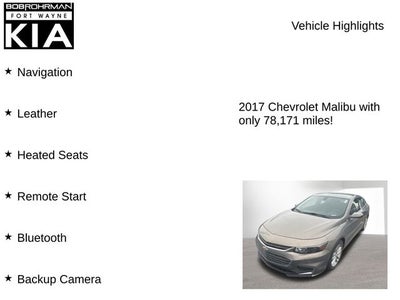 2017 Chevrolet Malibu LT 1LT