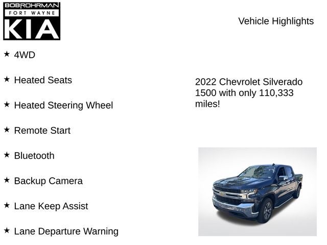 2022 Chevrolet Silverado 1500 LTD LT
