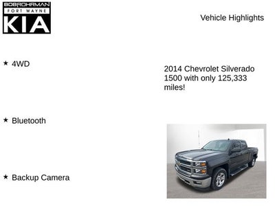 2014 Chevrolet Silverado 1500 LT LT2
