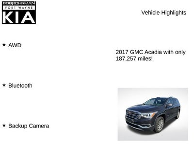 2017 GMC Acadia SLE-2
