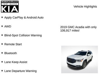 2019 GMC Acadia SLE-2