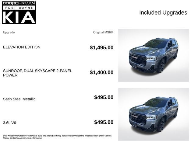 2021 GMC Acadia SLT