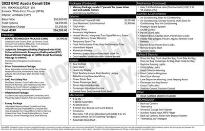 2023 GMC Acadia Denali