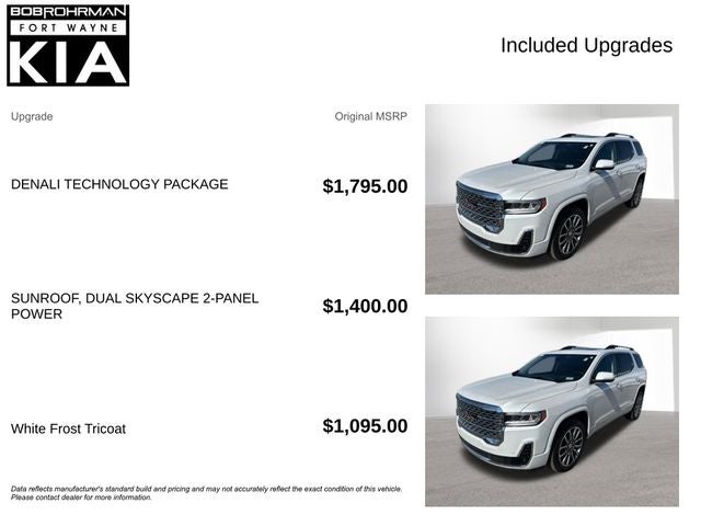 2023 GMC Acadia Denali