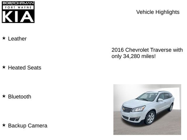 2016 Chevrolet Traverse LTZ
