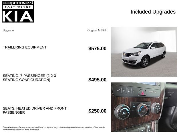 2017 Chevrolet Traverse LT 1LT