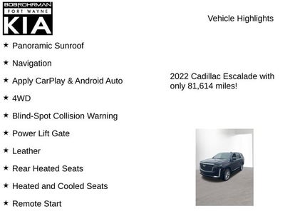 2022 Cadillac Escalade Premium Luxury