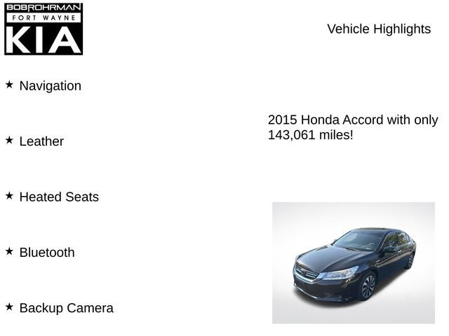 2015 Honda Accord Hybrid Touring