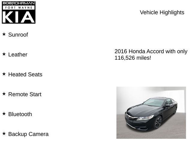 2016 Honda Accord EX-L