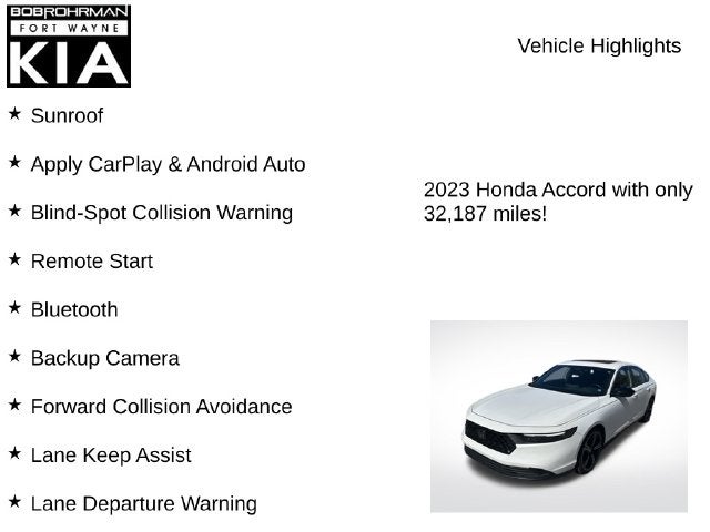 2023 Honda Accord Hybrid Sport