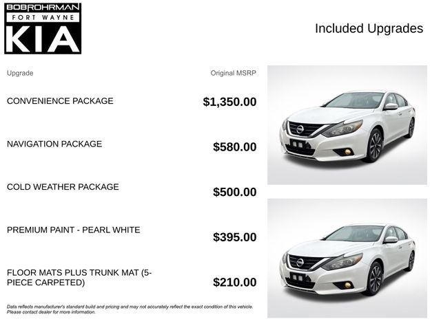 2016 Nissan Altima 2.5 SV