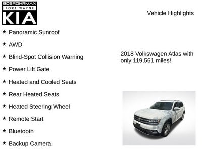 2018 Volkswagen Atlas SEL Premium 4Motion