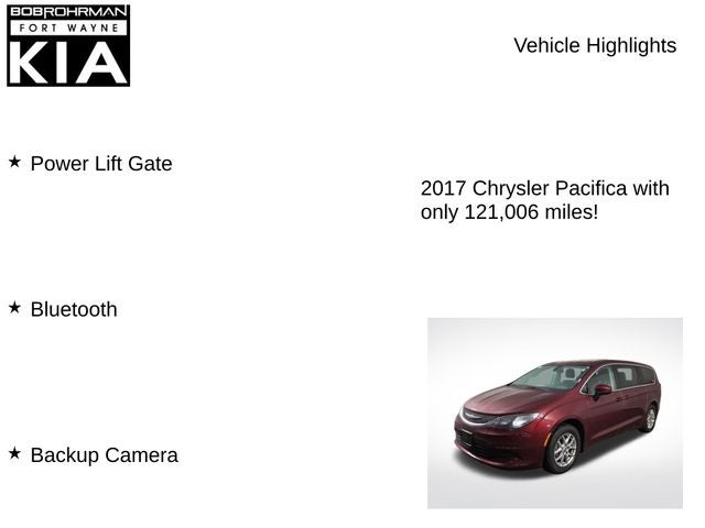 2017 Chrysler Pacifica Touring