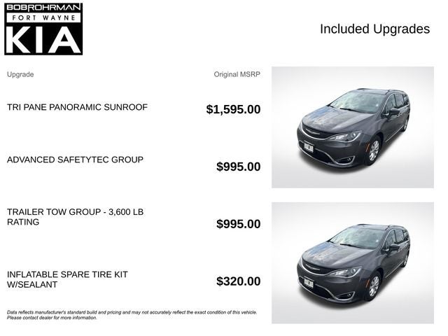 2018 Chrysler Pacifica Touring L Plus