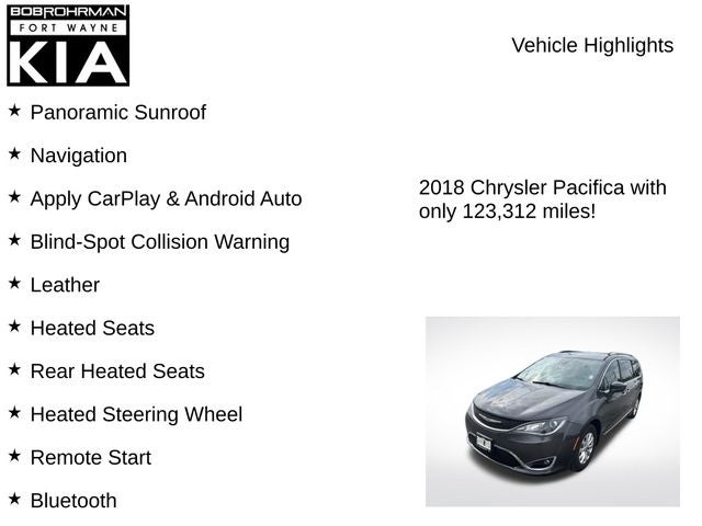 2018 Chrysler Pacifica Touring L Plus