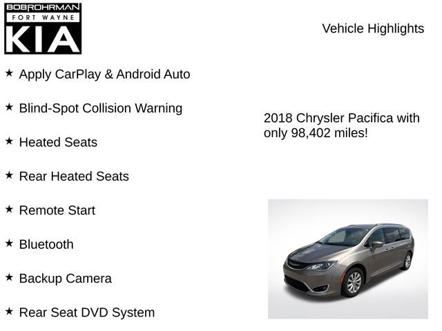 2018 Chrysler Pacifica Touring L Plus