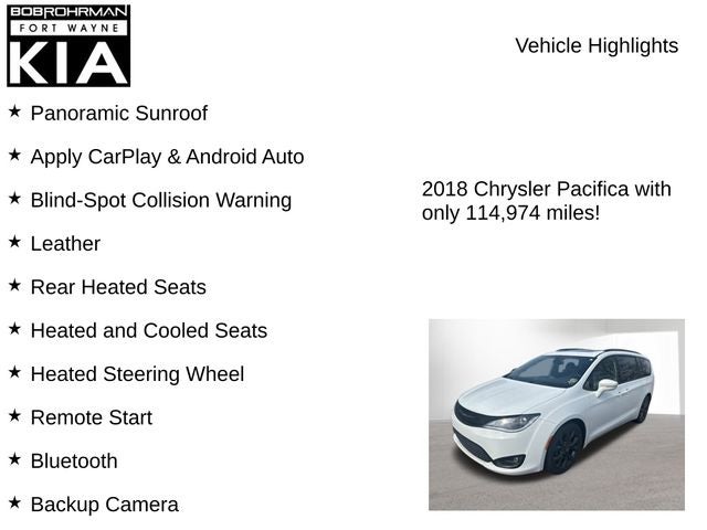 2018 Chrysler Pacifica Limited