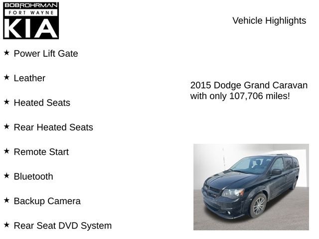 2015 Dodge Grand Caravan R/T