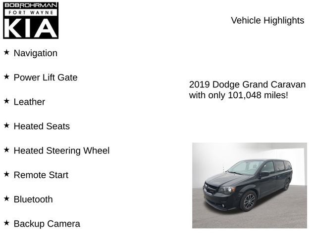 2019 Dodge Grand Caravan GT
