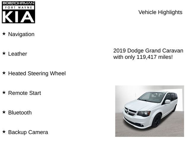 2019 Dodge Grand Caravan GT