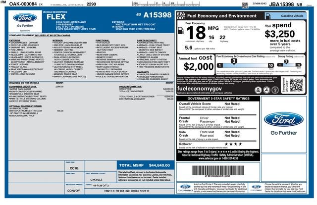 2018 Ford Flex Limited