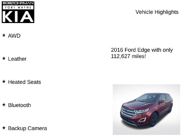 2016 Ford Edge SEL