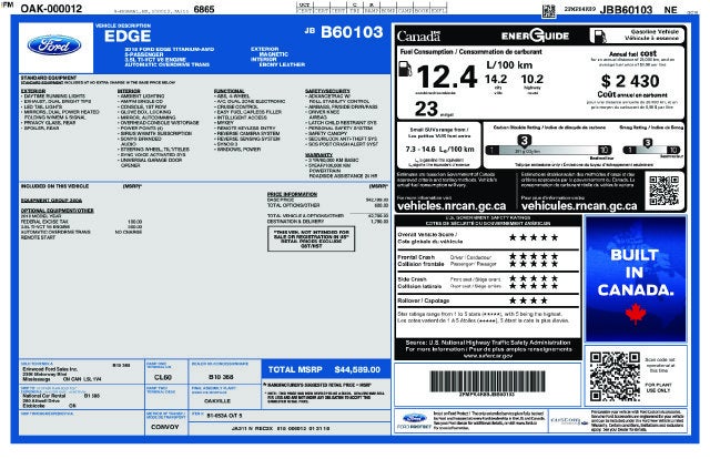 2018 Ford Edge Titanium