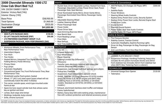 2008 Chevrolet Silverado 1500 LTZ