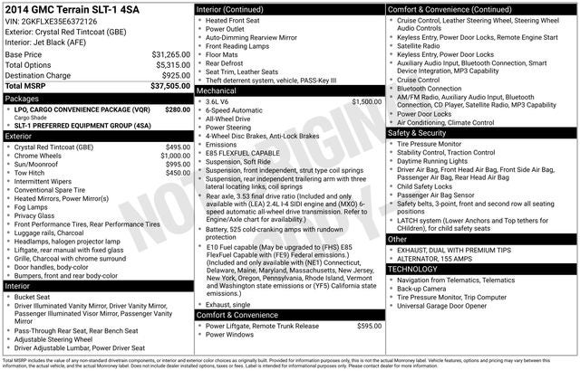 2014 GMC Terrain SLT-1