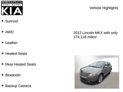 2012 Lincoln MKX Base