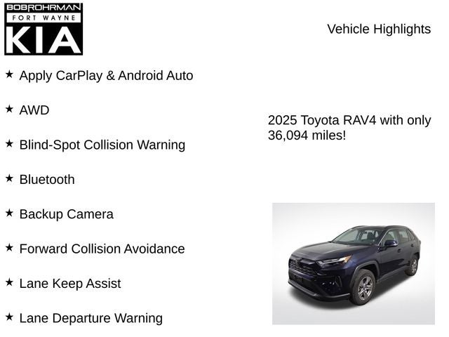 2025 Toyota RAV4 XLE