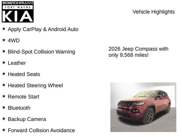 2026 Jeep Compass Limited