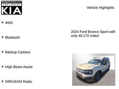 2024 Ford Bronco Sport Big Bend